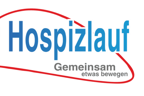 Logo des 12. Krefelder Hospizlaufs mit Datum 24.09.2023 und dem Slogan "Gemeinsam etwas bewegen".